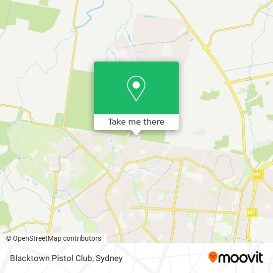 Blacktown Pistol Club map