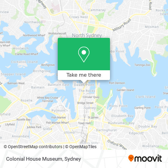 Mapa Colonial House Museum
