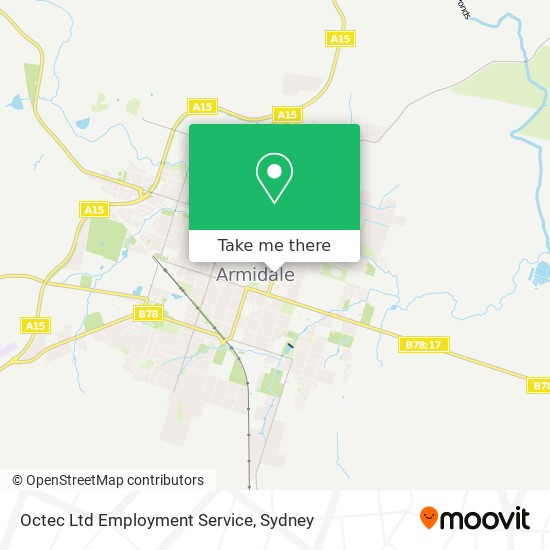 Octec Ltd Employment Service map
