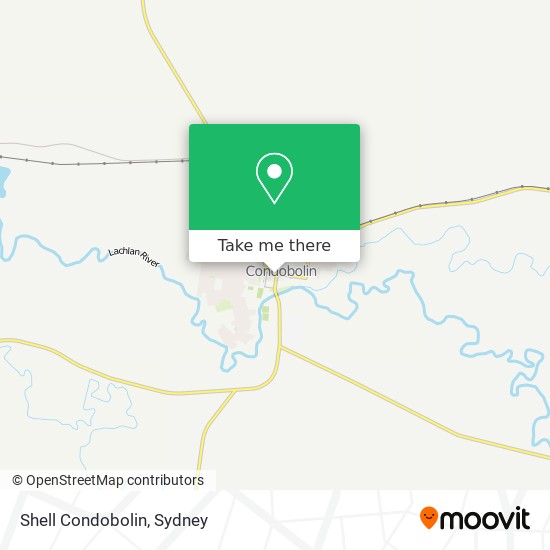 Shell Condobolin map