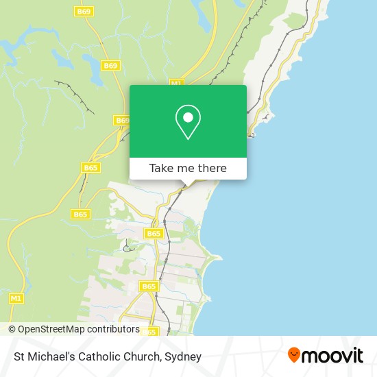 St Michael's Catholic Church map