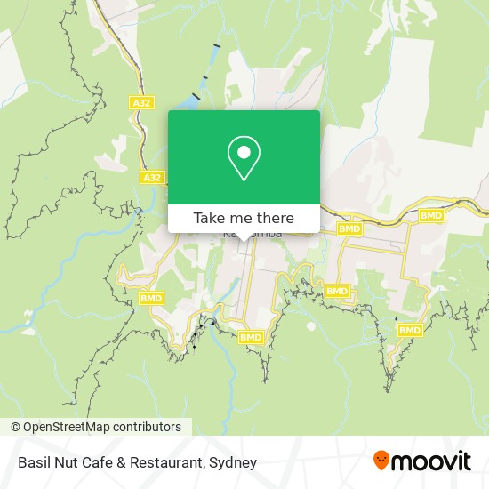 Basil Nut Cafe & Restaurant map