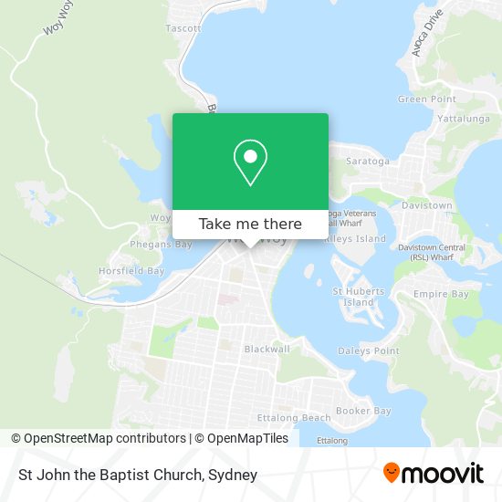 St John the Baptist Church map