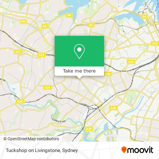 Tuckshop on Livingstone map