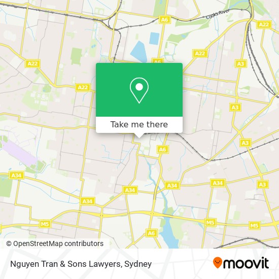Nguyen Tran & Sons Lawyers map