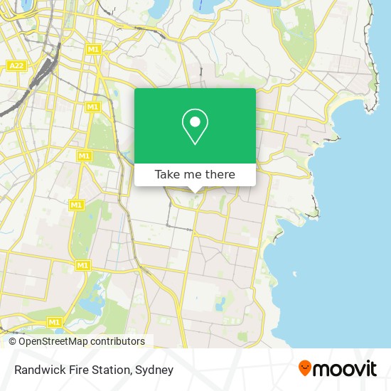 Randwick Fire Station map