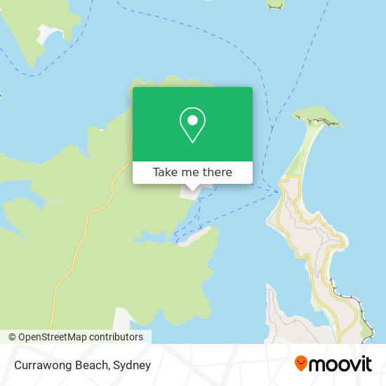 Currawong Beach map