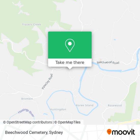 Mapa Beechwood Cemetery