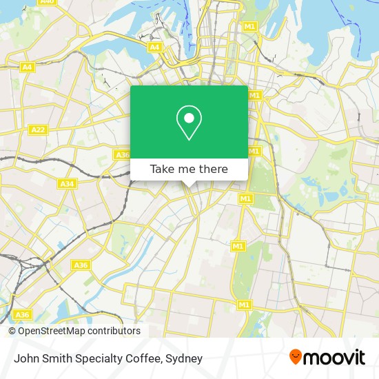 John Smith Specialty Coffee map