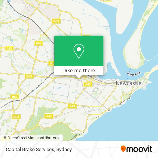 Capital Brake Services map