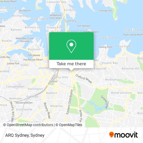 Mapa ARQ Sydney