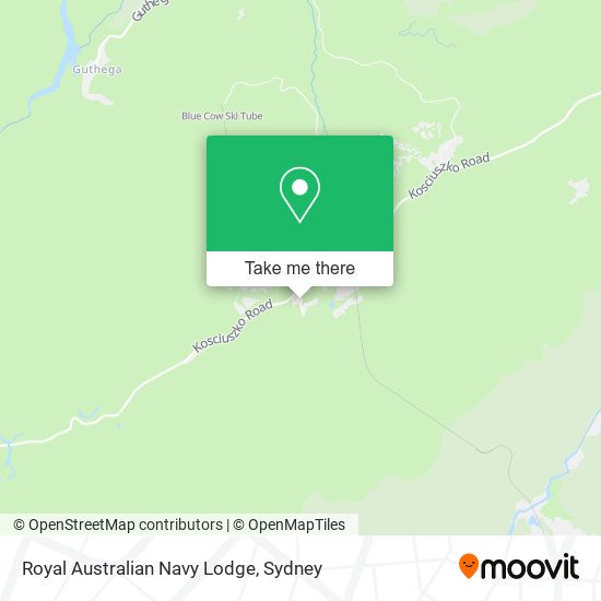Royal Australian Navy Lodge map