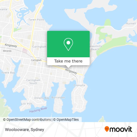 Woolooware map