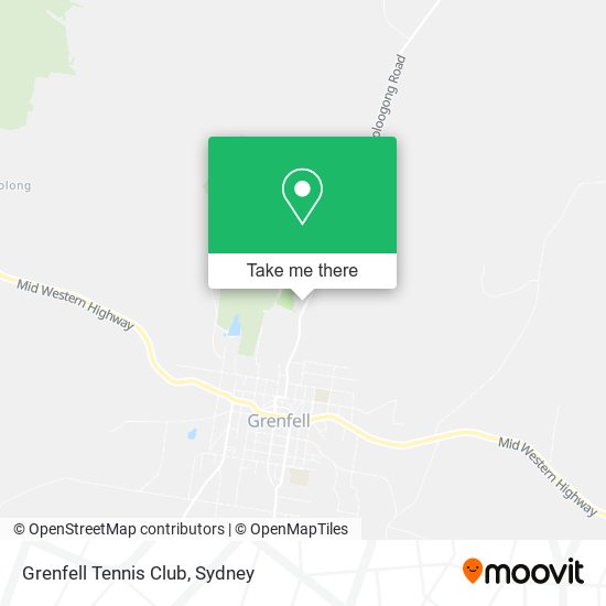 Grenfell Tennis Club map