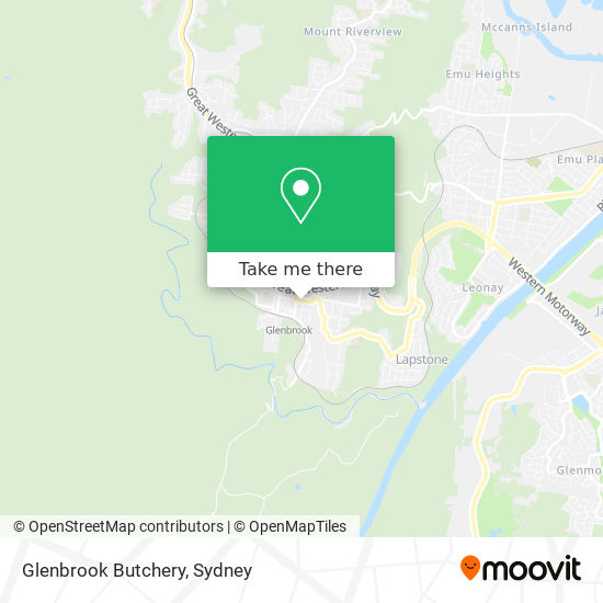 Glenbrook Butchery map