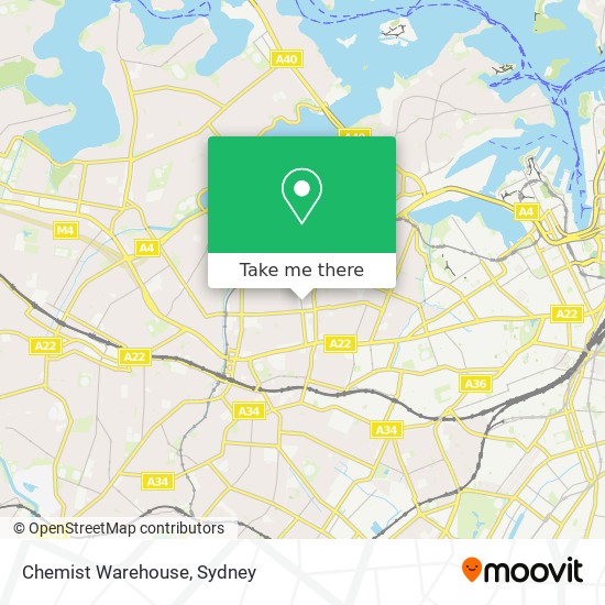 Chemist Warehouse map