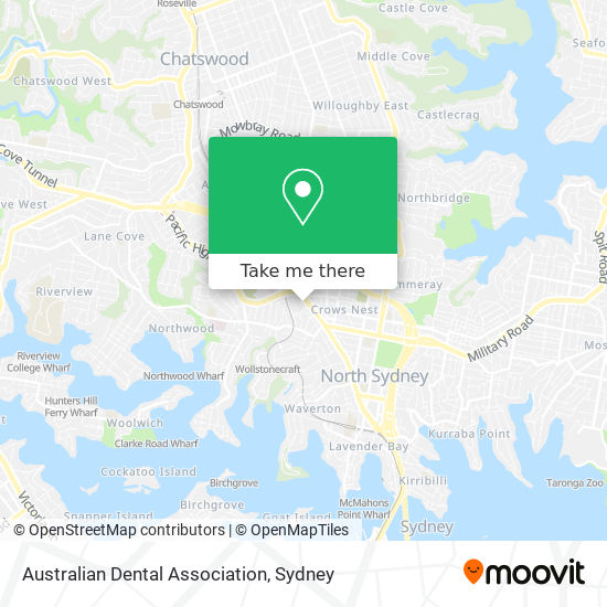 Australian Dental Association map