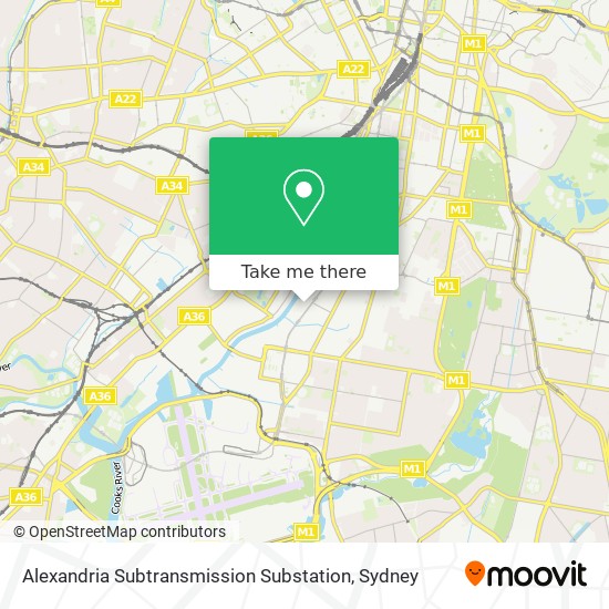 Alexandria Subtransmission Substation map