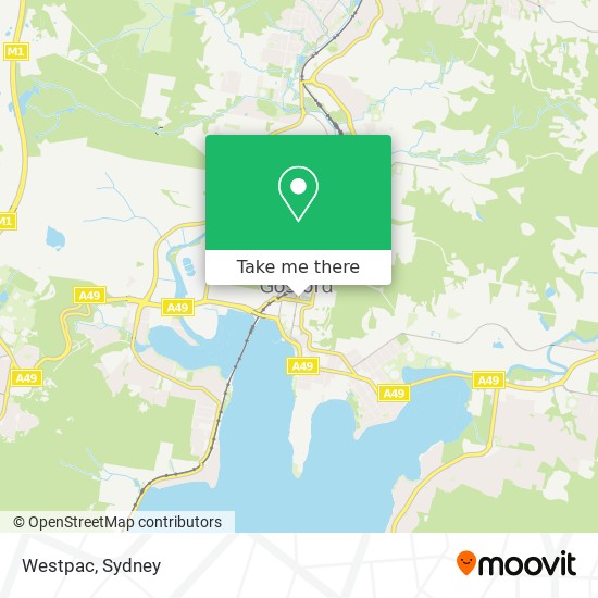 Westpac map