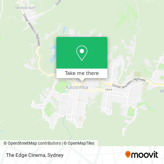 The Edge Cinema map