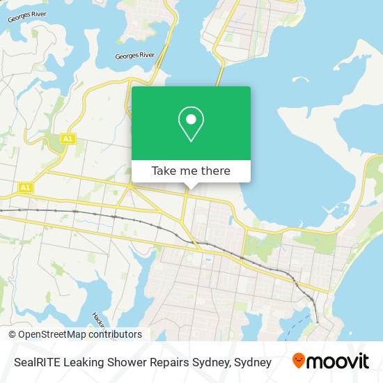 SealRITE Leaking Shower Repairs Sydney map