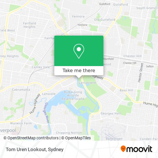 Tom Uren Lookout map