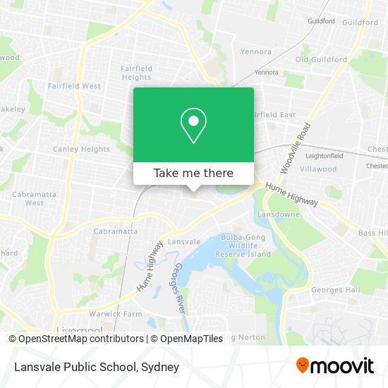 Lansvale Public School map