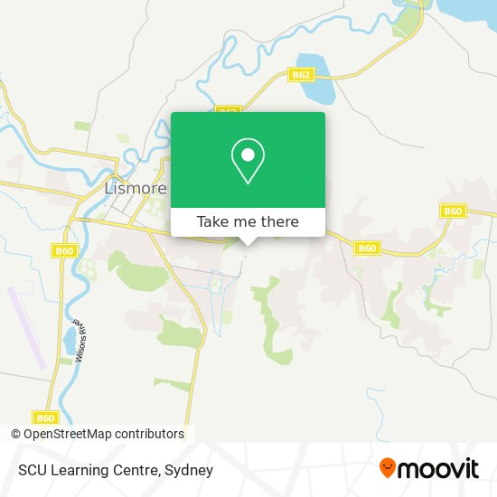 SCU Learning Centre map