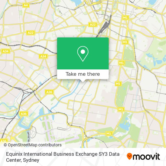 Equinix International Business Exchange SY3 Data Center map