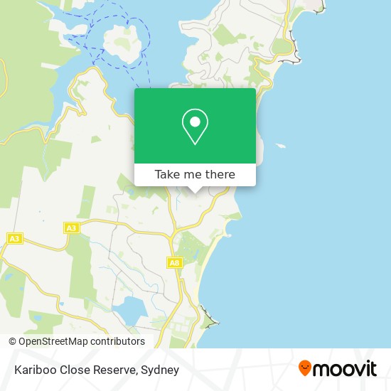 Mapa Kariboo Close Reserve