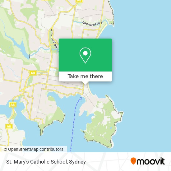 St. Mary's Catholic School map