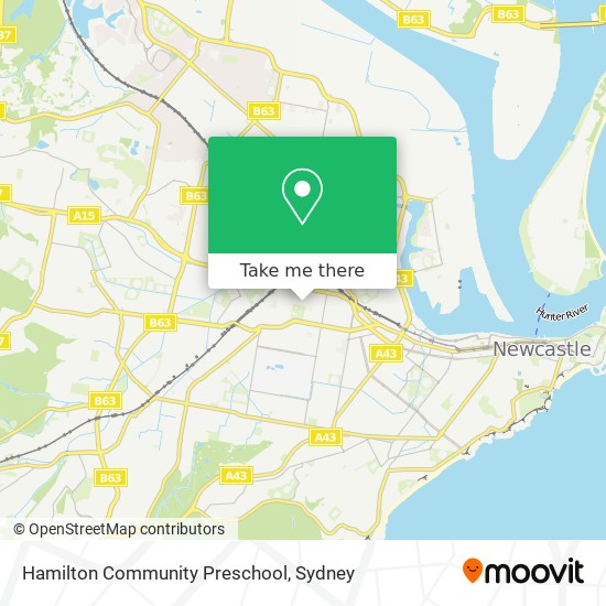 Hamilton Community Preschool map