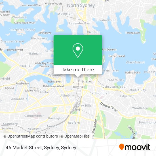 46 Market Street, Sydney map