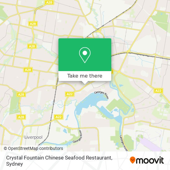 Crystal Fountain Chinese Seafood Restaurant map