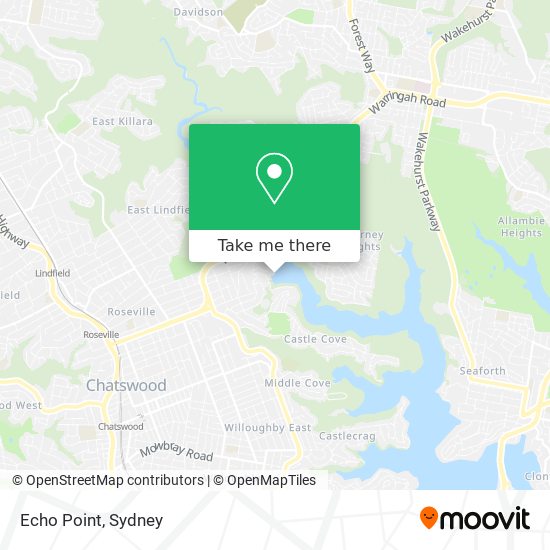 Echo Point map