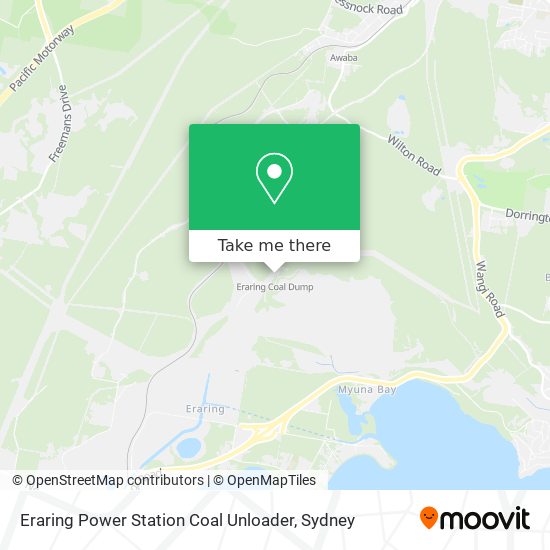 Eraring Power Station Coal Unloader map