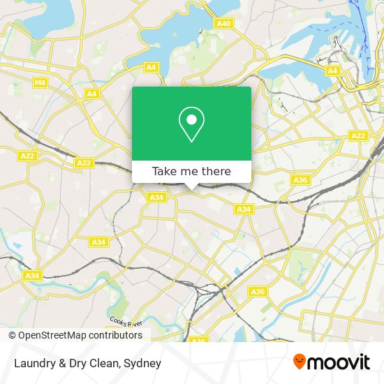Mapa Laundry & Dry Clean