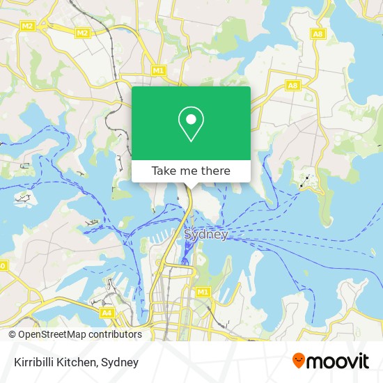 Kirribilli Kitchen map