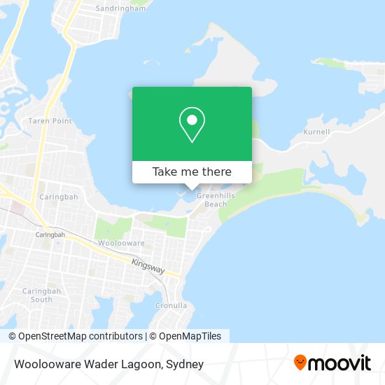 Mapa Woolooware Wader Lagoon