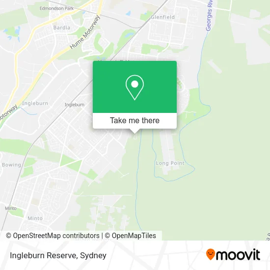 Ingleburn Reserve map