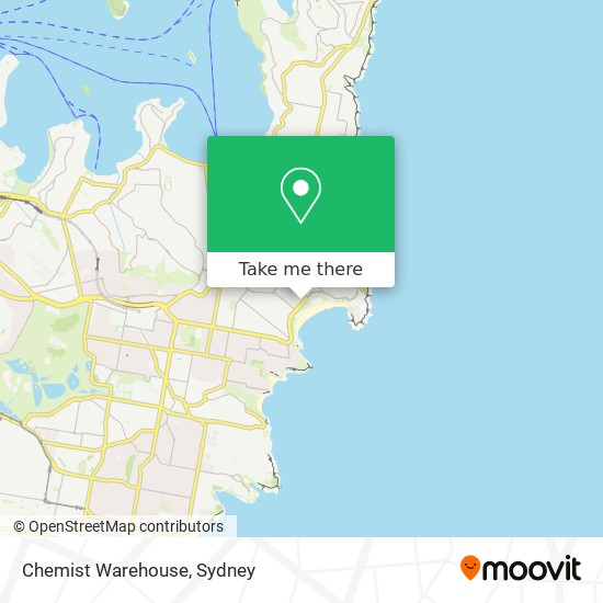 Chemist Warehouse map