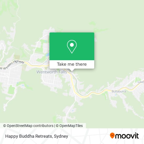 Mapa Happy Buddha Retreats