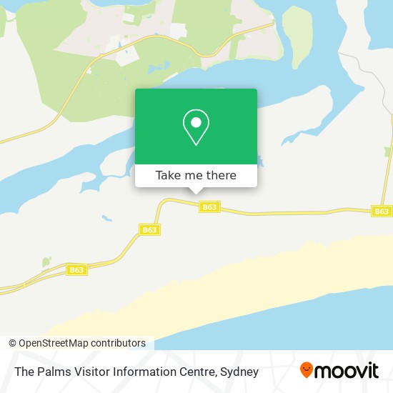 The Palms Visitor Information Centre map