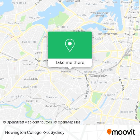 Mapa Newington College K-6