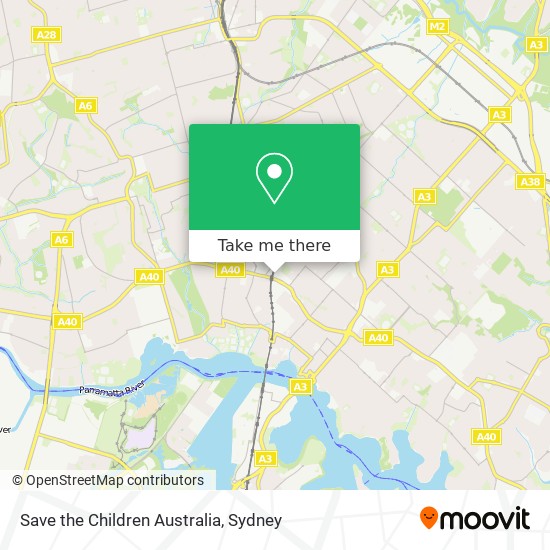 Save the Children Australia map