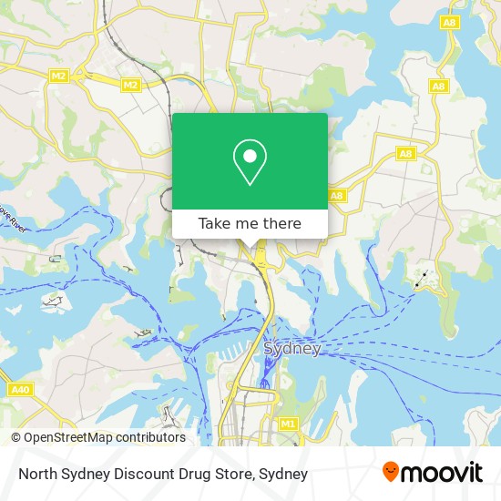 North Sydney Discount Drug Store map