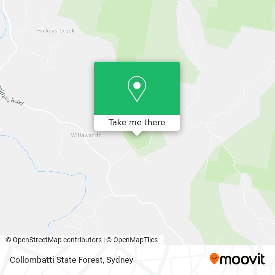 Collombatti State Forest map