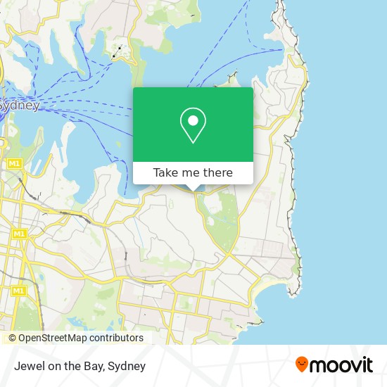 Mapa Jewel on the Bay