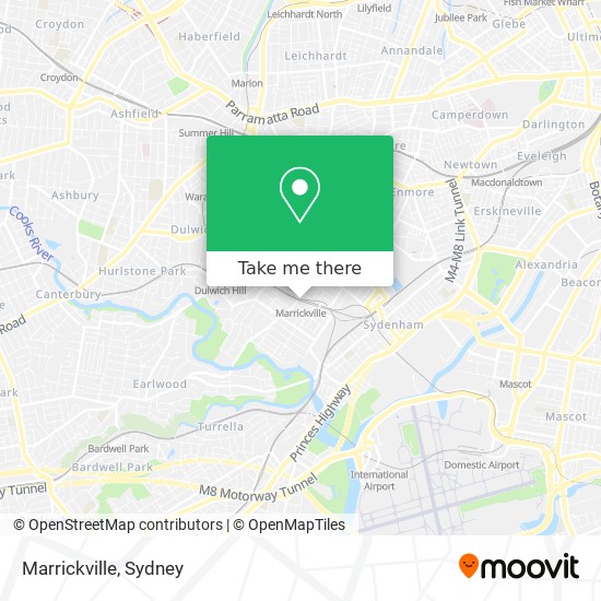 Marrickville map