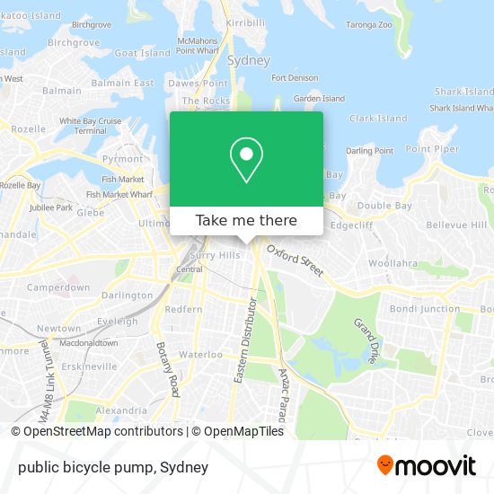 Mapa public bicycle pump
